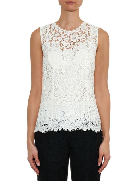 dolce and gabbana lace top.